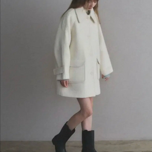 ORO 오로 부클 울코트 화이트