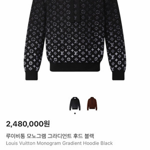 루이비통 그라디언트 후드 이미지