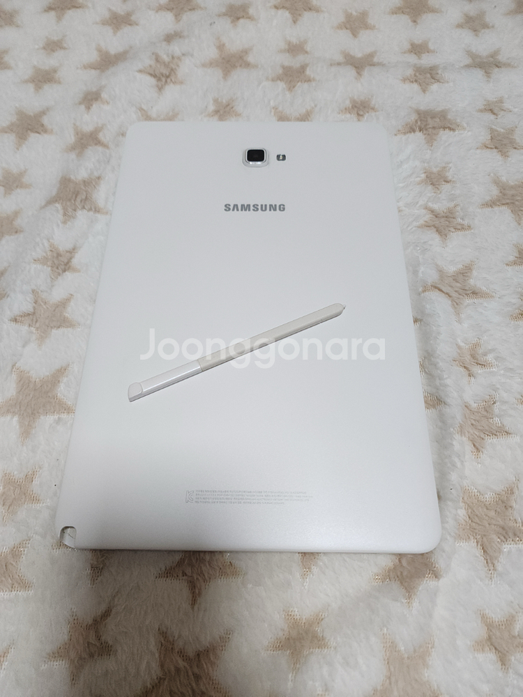삼성 갤럭시탭A with S Pen.(화이트) SM-P580.32G. 파손기스없음.넷플릭스.유튜브가능.터치.카메라--7