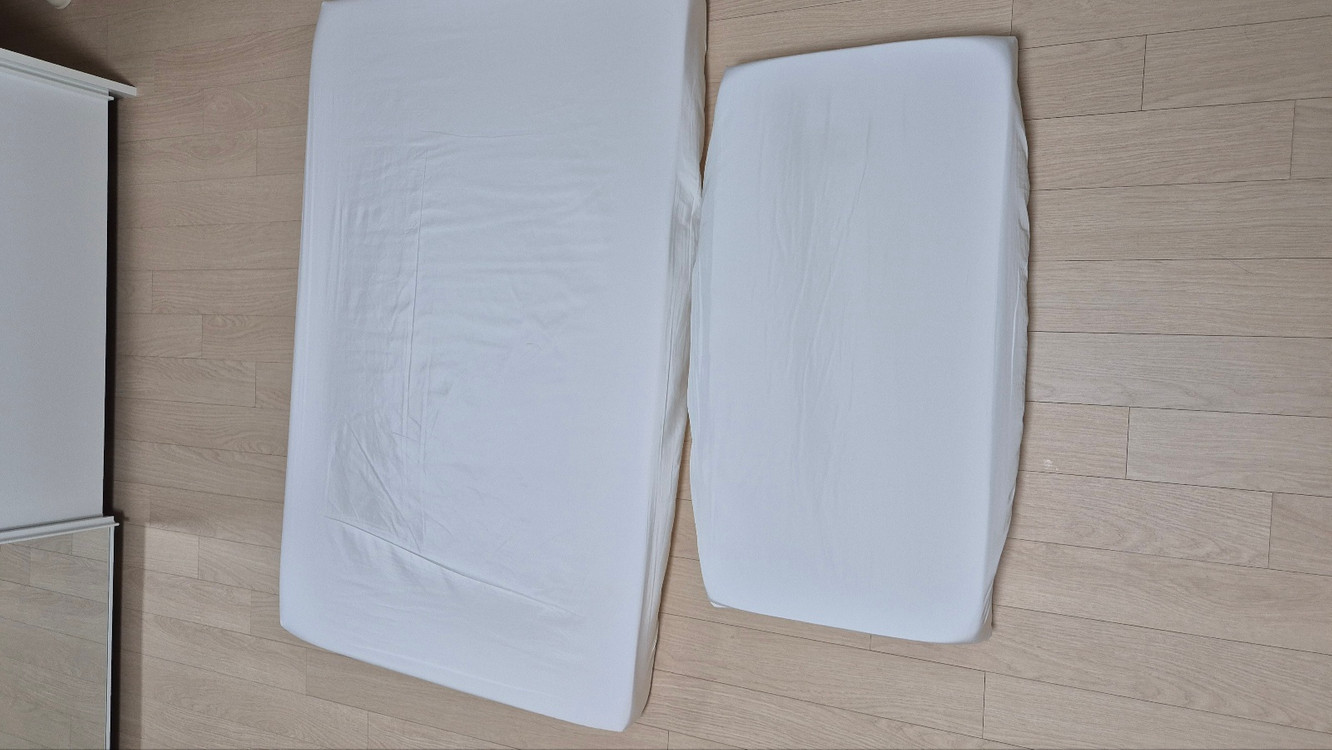 리바트 꼼므 길이조절 침대 2개--5