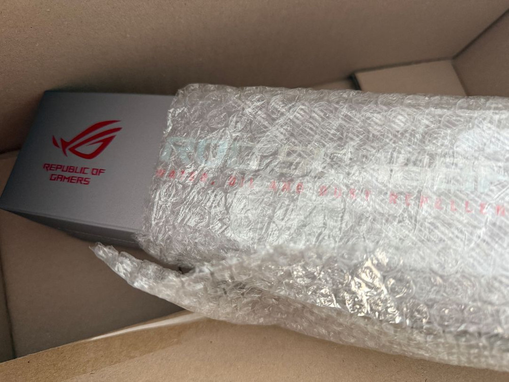 [미개봉] ROG SCABBARD II ARCTIC GRAY XXL 장패드--1