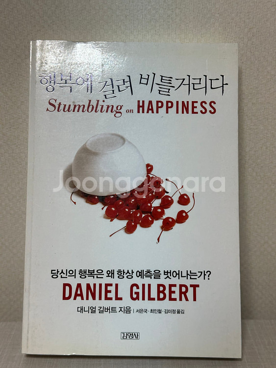 행복에 걸려 비틀거리다 - 대니얼 길버트--0