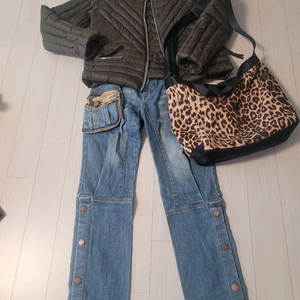 [EGOIST 카고 포켓 데님 팬츠 판매해요]