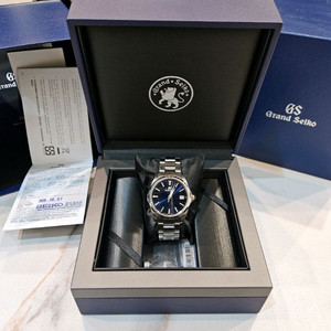 그랜드세이코 sbgp013 쿼츠 청판 남성세계 메탈 은장