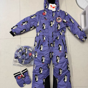 베베드피노 펭귄 스키복 세트(새상품)120 사이즈 이미지