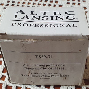 알텍 ALTEC 스피커 매칭트랜스 미사용품 1개