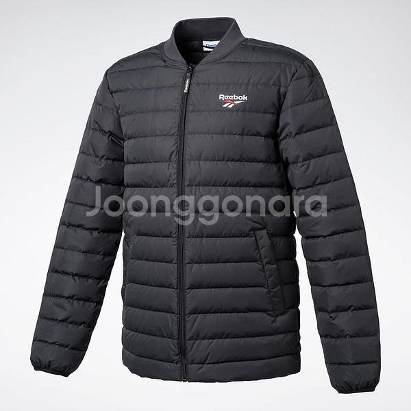 리복 다운자켓 라이트 FT2367 / 블랙 / L(100) / 패딩 점퍼--5