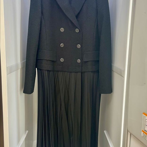 라우렐 트위드 플리츠 원피스