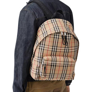 버버리 빈티지 체크 백팩