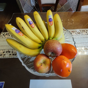 고급 유리 과일 트레이