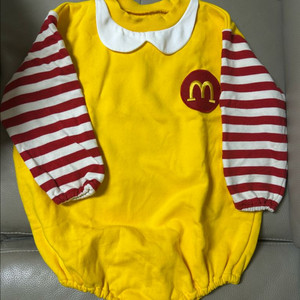 맥도날드 캐릭터 바디수트. 유아 할로윈 코스튬