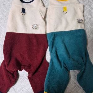 9 - 17kg 강아지옷 플리스올인원 중대형견옷