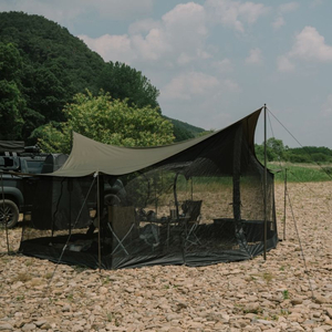 랜드페이지 리자드우디 레터링 헥사 타프 + 윈드 스크린 2.1 + 메쉬 이너스크린