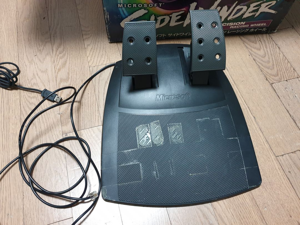 마이크로소프트 사이드와인더 프리시전 레이싱 휠 (1999)--5