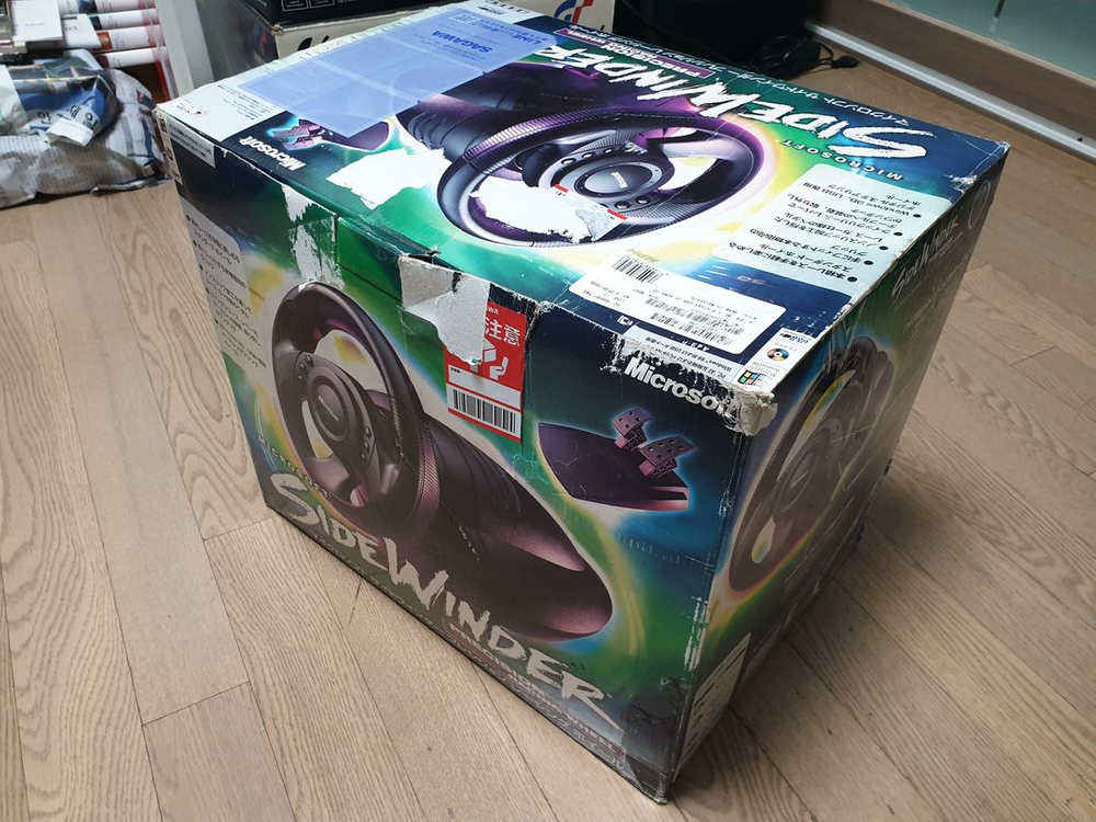 마이크로소프트 사이드와인더 프리시전 레이싱 휠 (1999)--1