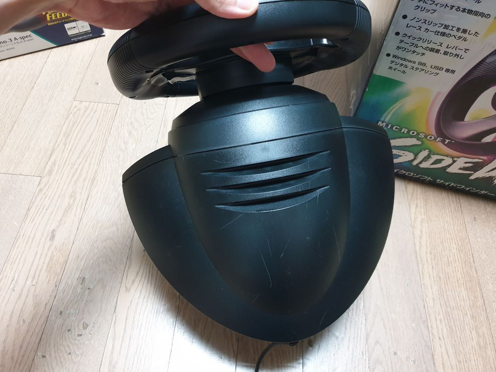 마이크로소프트 사이드와인더 프리시전 레이싱 휠 (1999)--4