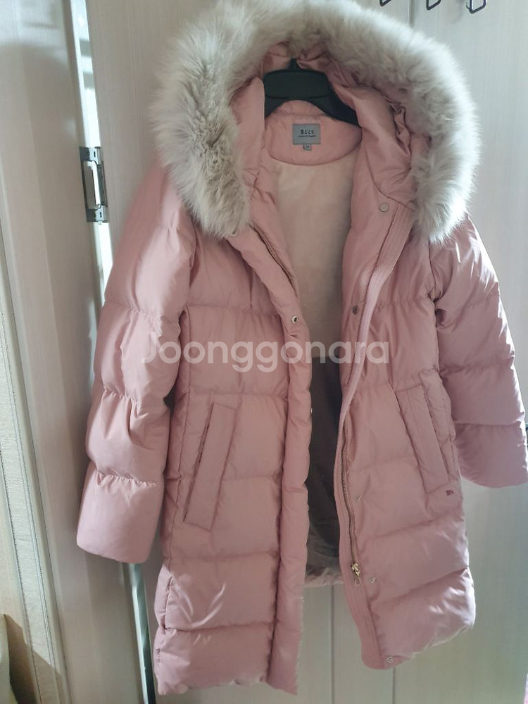 been 빈 폭스퍼 구스다운 패딩 165 거위털 여우털--3