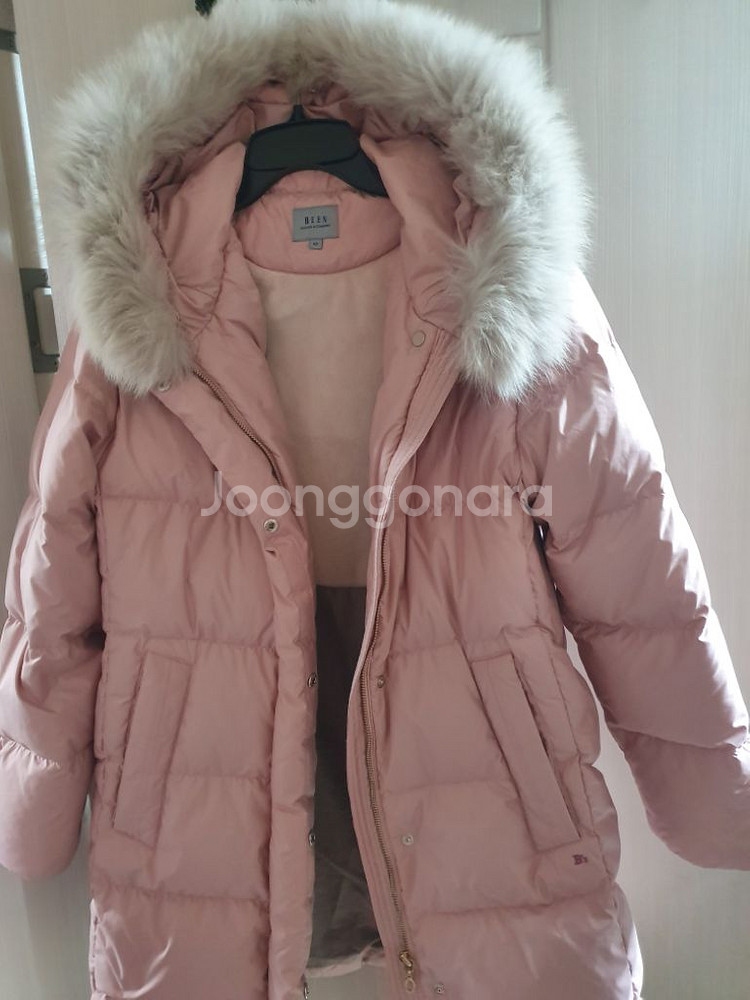 been 빈 폭스퍼 구스다운 패딩 165 거위털 여우털--4