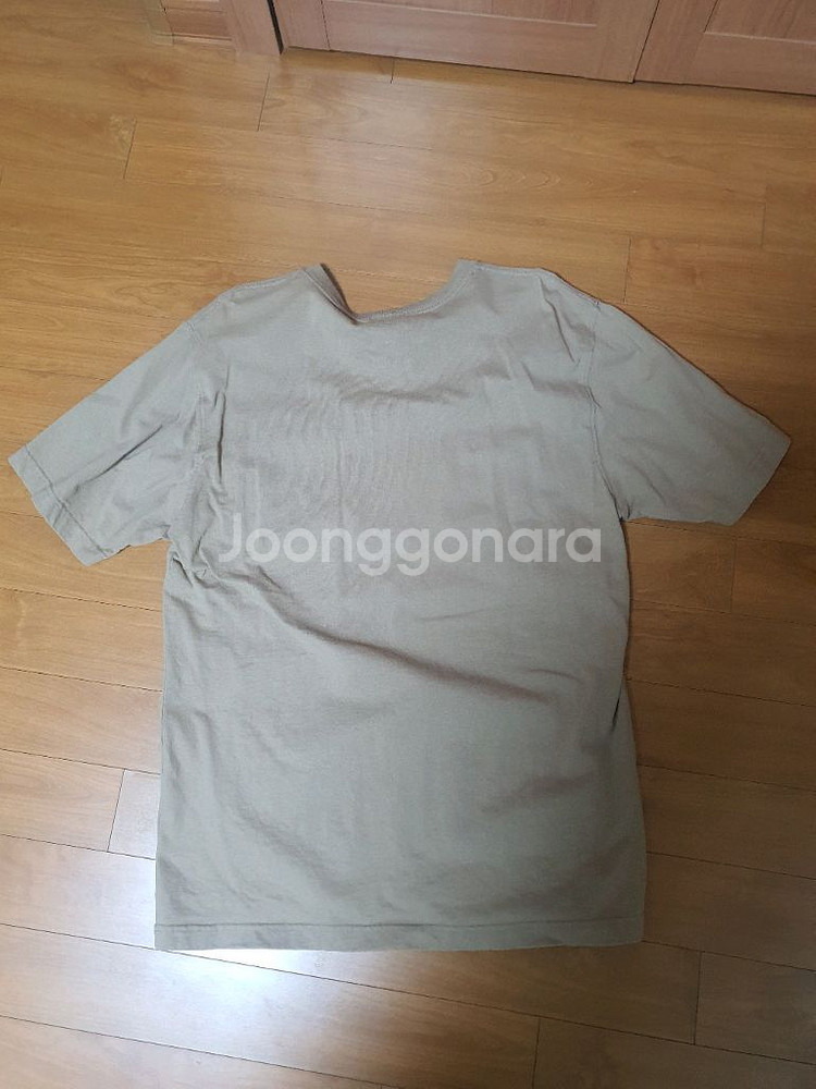 칼하트 브라운 포켓 반팔티 M--1