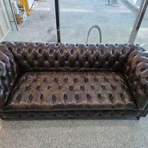 까사알렉시스 켄싱턴 소파(브라운 ,블랙) 팝니다. 이미지