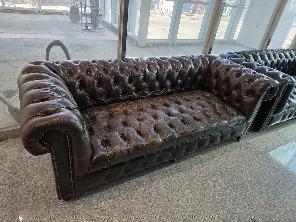 까사알렉시스 켄싱턴 소파(브라운 ,블랙) 팝니다. 이미지