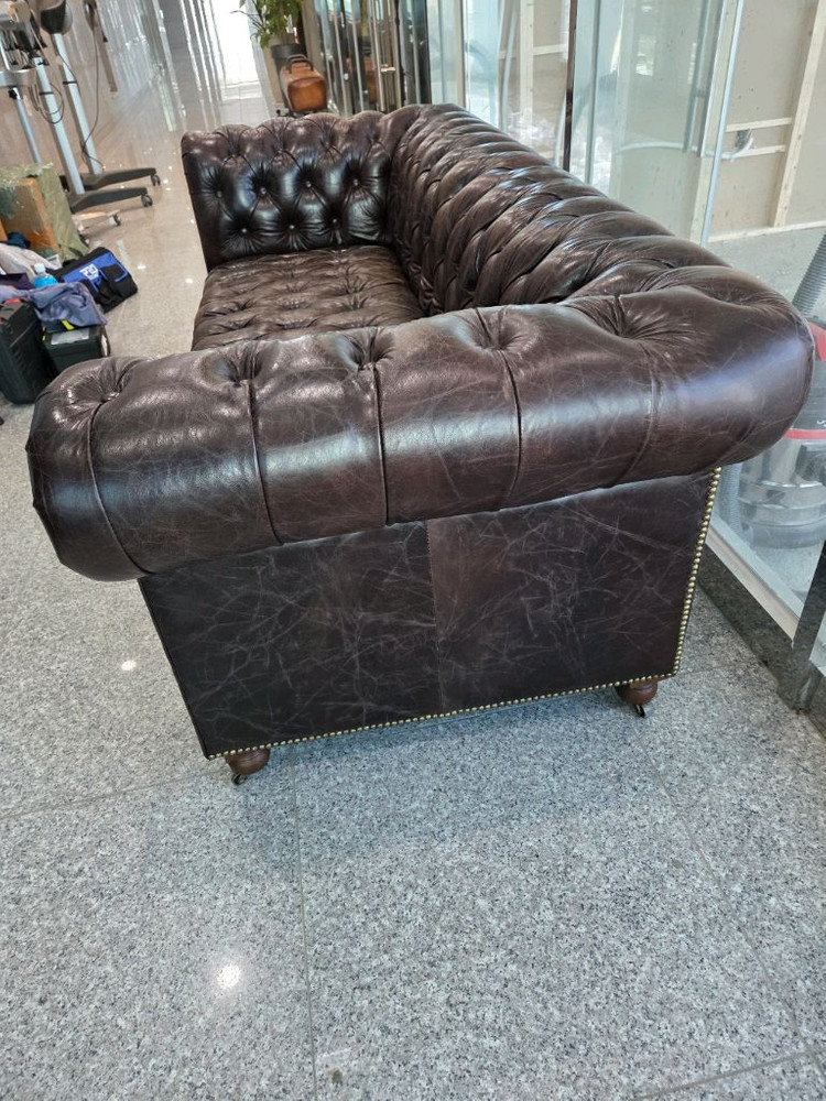 까사알렉시스 켄싱턴 소파(브라운 ,블랙) 팝니다. 이미지