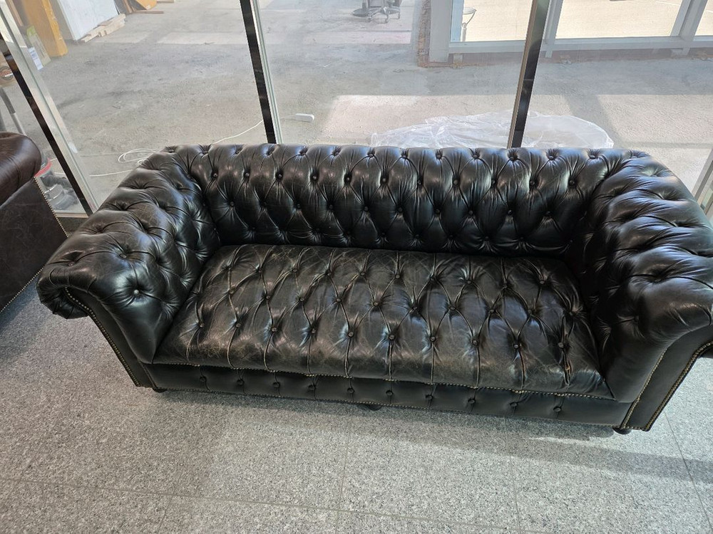 까사알렉시스 켄싱턴 소파(브라운 ,블랙) 팝니다. 이미지