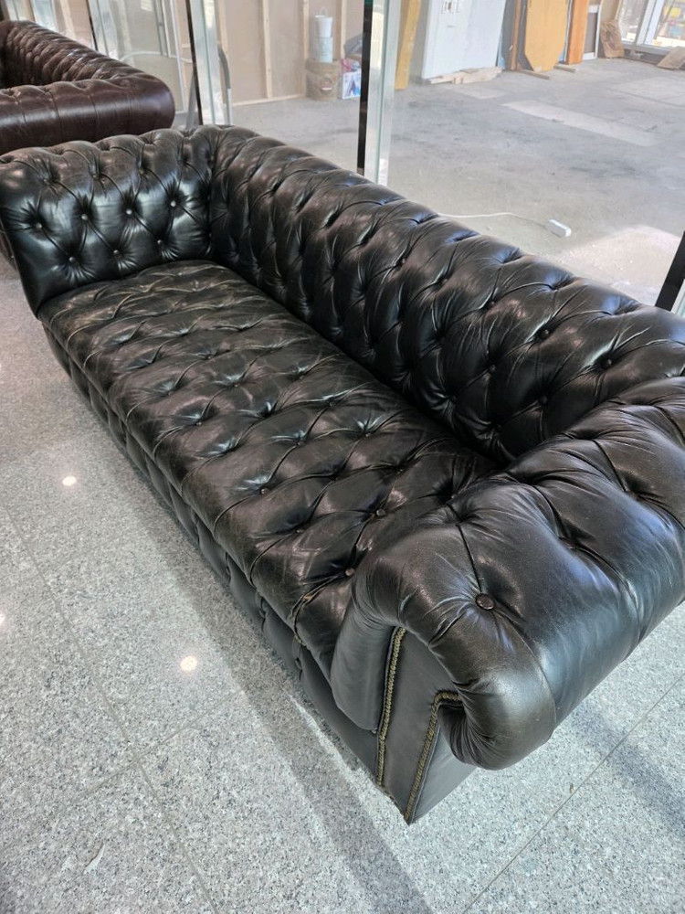 까사알렉시스 켄싱턴 소파(브라운 ,블랙) 팝니다. 이미지