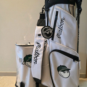 국내당일발송 말본골프백 캐디백 경량 화이트