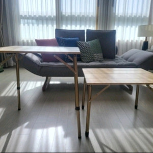 모닥 4폴딩 우드 테이블 이미지