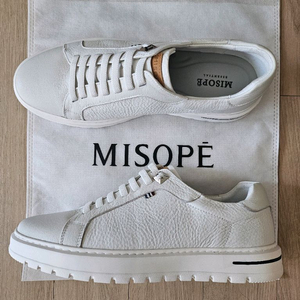 (새상품) 25년신상 미소페 발편한 소가죽 쿠션 스니커즈