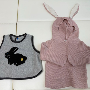 일괄판매 보나츠 흑토끼s+우프 버니후드2y