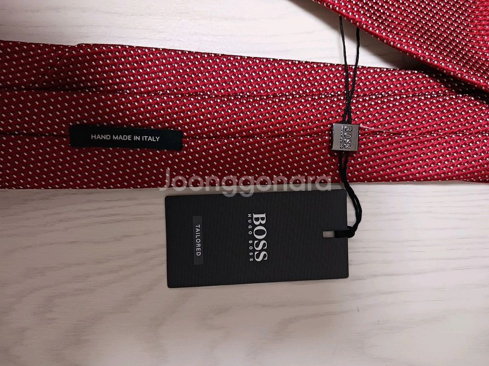 휴고보스 넥타이 (미사용새거)--1