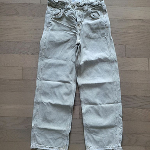 ZARAKIDS 13~14세 와이드 데님 팬츠 베이지