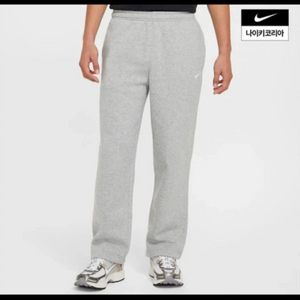 나이키 트레이닝 바지 플리즈 번지 팬츠 XL 기모