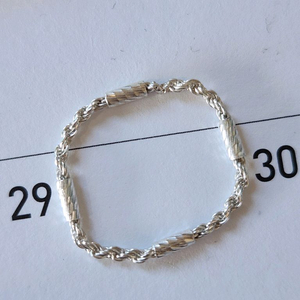 이태리 실버체인 반지