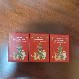 스타벅스 미니베리스타 컵데코 3종 세트 이미지