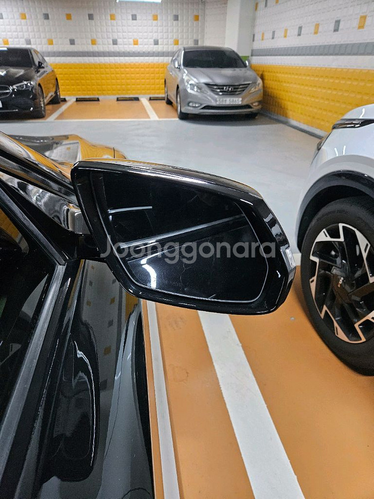 제네시스DH 조수석 사이드미러 부품용--0