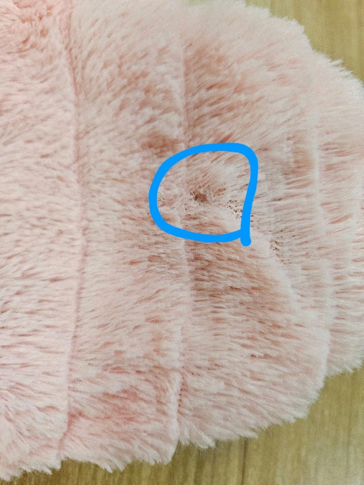 핑크 여아 털 코트(140) 이미지