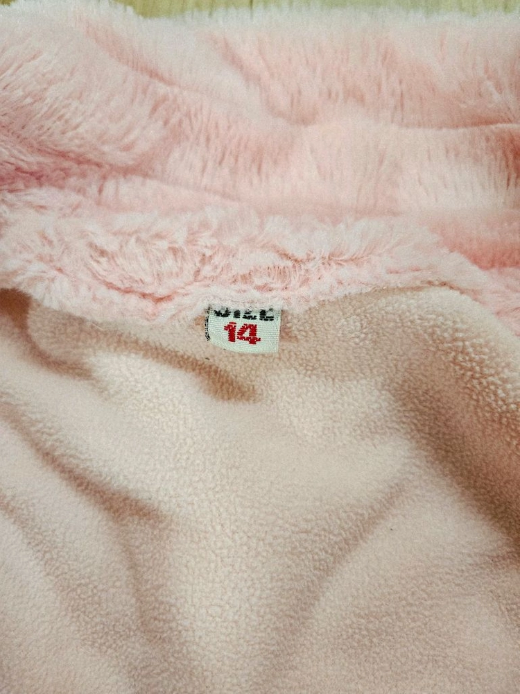 핑크 여아 털 코트(140) 이미지