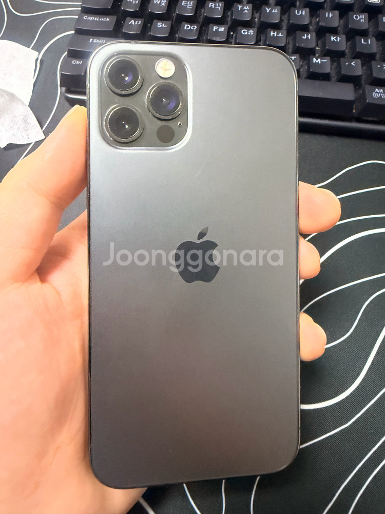 아이폰12프로 128기가 그래파이트--5