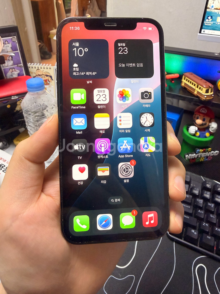 아이폰12프로 128기가 그래파이트--7