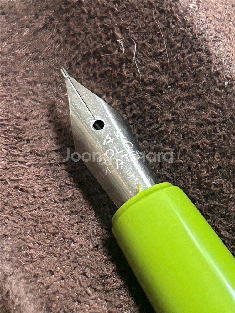 미사용 이탈리아 만년필 Studio 65 - 14K 도금 F 촉--4