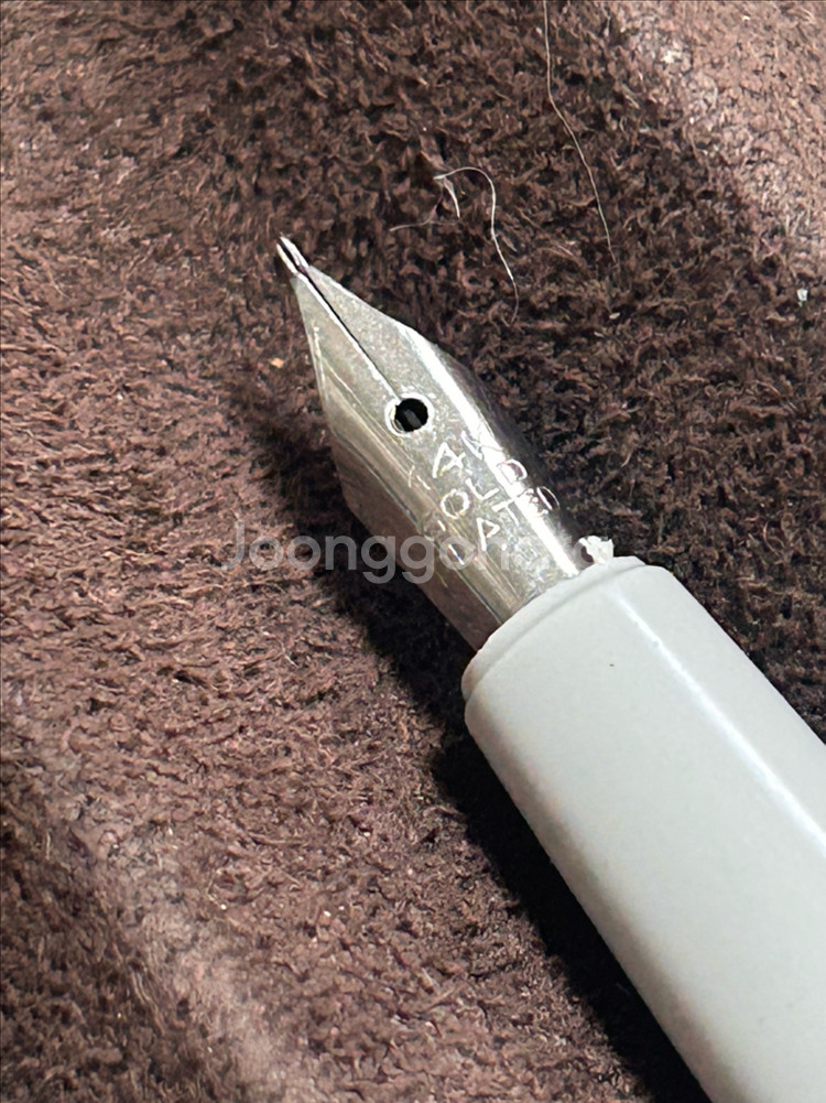 미사용 이탈리아 만년필 Studio 65 - 14K 도금 F 촉--4