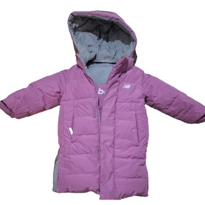 뉴발란스 키즈 롱패딩 (핑크/그레이 투톤)