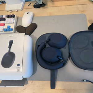 소니 wh-1000xm6 미드나잇블루 1회사용 실리콘케이스 포함