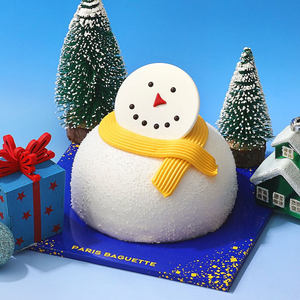 파리바게트 안녕! 스노우맨 케이크