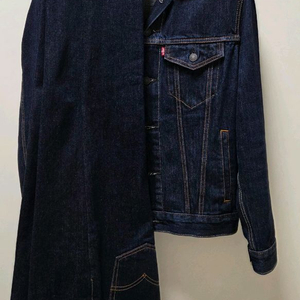 리바이스 인디고데님자켓 청셋업 72334자켓s(95), 505하의34판매
