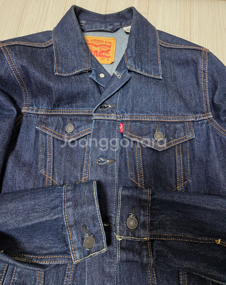 리바이스 인디고데님자켓 청셋업 72334자켓s(95), 505하의34판매--3