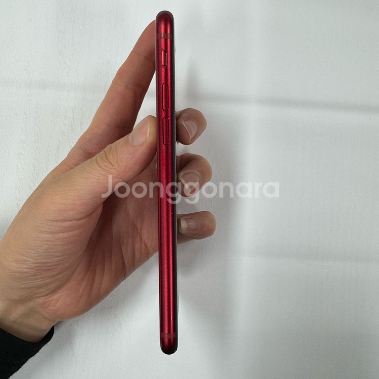 배터리83% 아이폰SE3 128기가 레드 공기계 중고폰 알뜰폰 저가폰 서브폰 학생폰--2